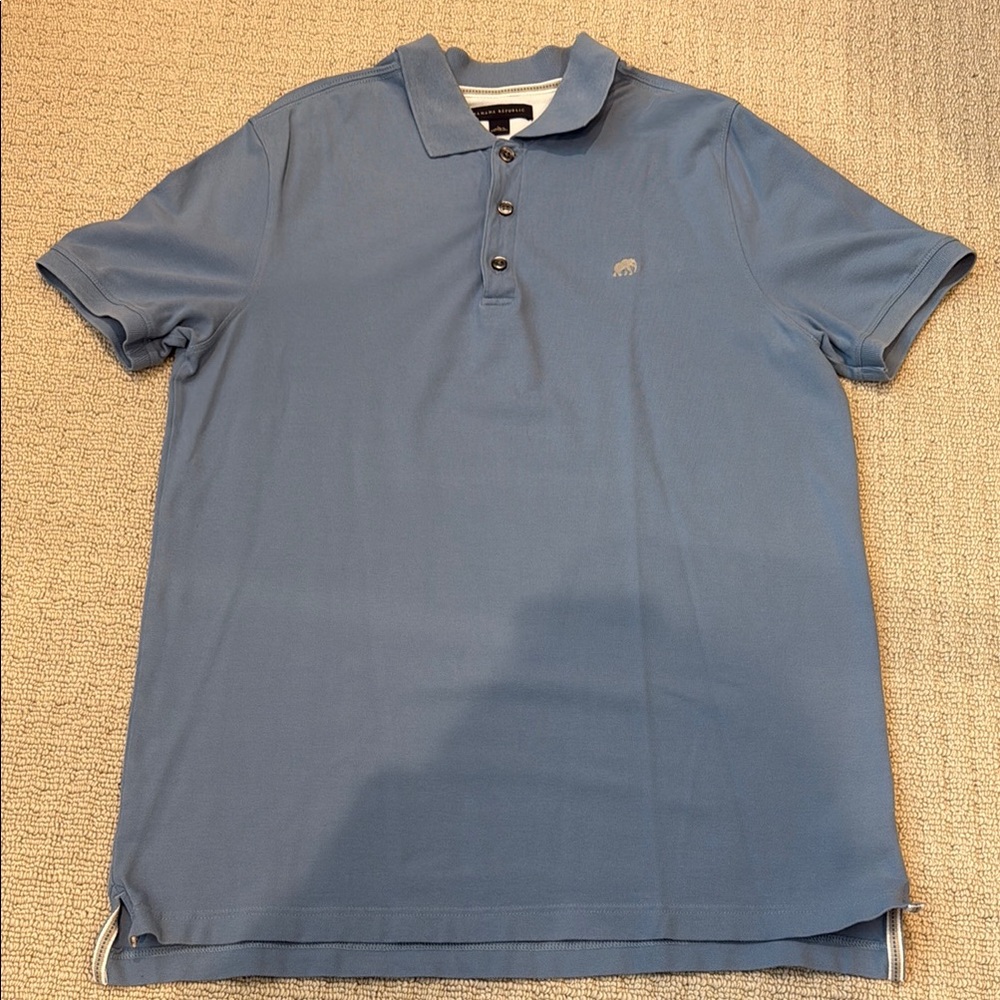Banana Republic Blue Polo Shirt Classic Design